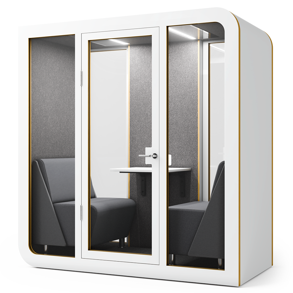 SilentBox Duet acoustic meeting cabin for two people